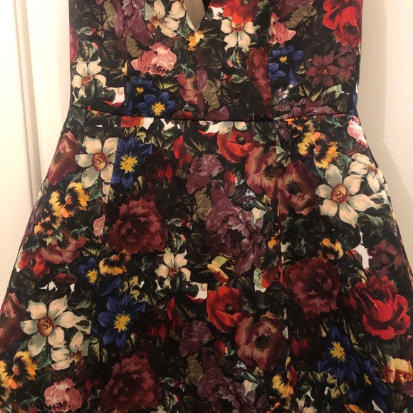 AMAZING ✨ALICE AND OLIVIA✨ Deep V Floral Dress! - Picture 3 of 4
